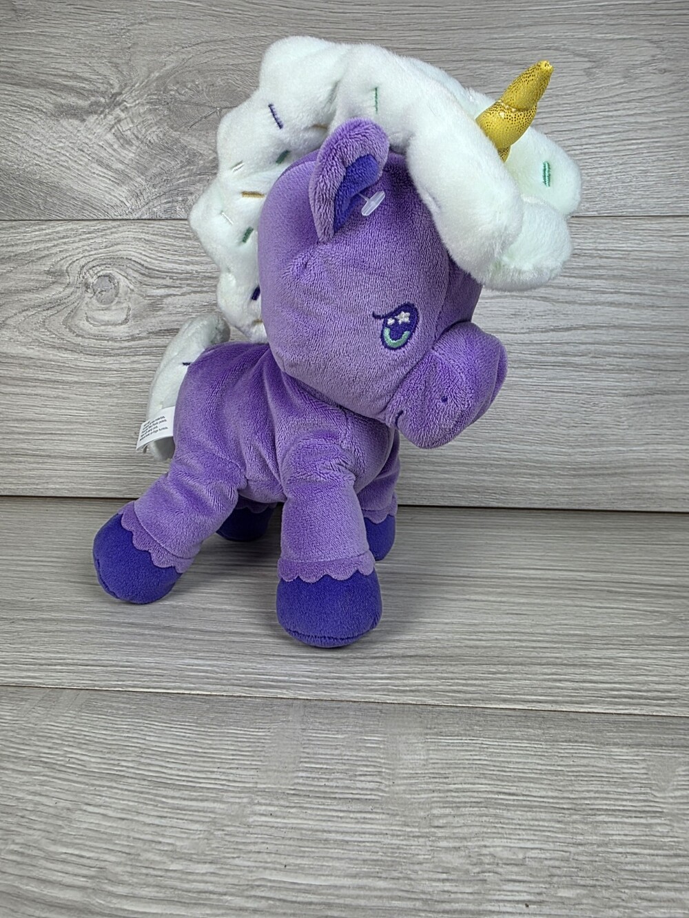 Hallmark Dream In Color UNICORN 10" Purple Plush Sprinkles Mane Stuffed SU7